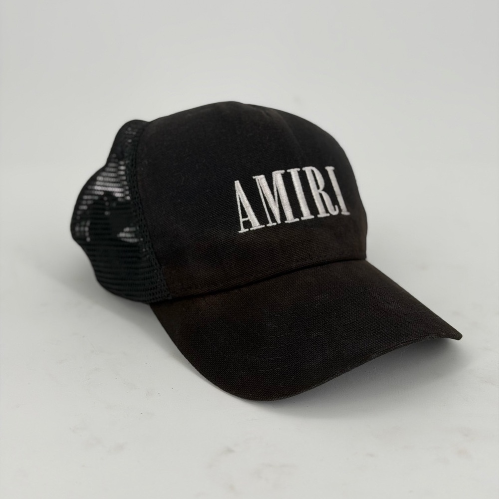 AMIRI Black Mesh Cap